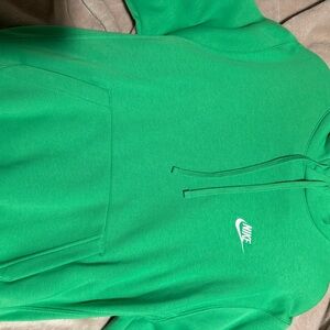 Nike Men's Vibrant Green Pullover Sweater